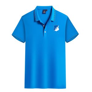 TSG 1899 Hoffenheim Summer Leisure High-end High-end Cotton T-Shirt Professional krótkie rękawy