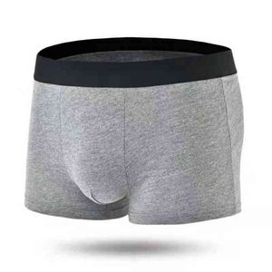 Intimo da uomo in cotone senza cuciture slip semplici di base boxer mutandine sottili slip traspiranti a vita media di grandi dimensioni G220419