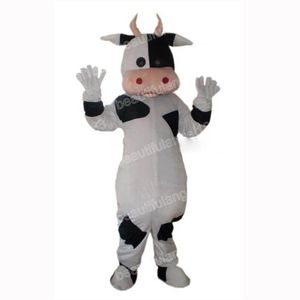 Halloween Milk Cow Mascot Costume Cartoon Cattle Theme Character Carnival Unisex Adults Outfit Christmas Party Outfit Suit