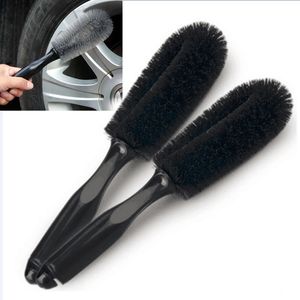 Car Motorcycle Wheel Hub Tire Cleaning Brush Bicycle Truck Wheels Rim Washing Cleaner Scrub Tool Auto Accessories Soft Fur Brush Inventory Wholesales