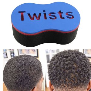 Oval Double Sides Magic Twist Hair Brush Sponge Wave Braiders Dreads Locks Dreadlocks Curl Brush Tool 10st