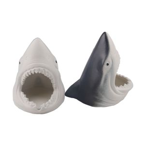 Novo ornamentos de personalidade criativa de tubarão criativo de cerâmica cinzeira presente de porcelana personalizada