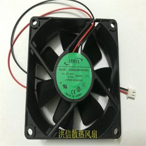 Оригинальный 8см 8025 24V 0,10A AD0824MX-A70GL Двухводный охлаждающий вентилятор