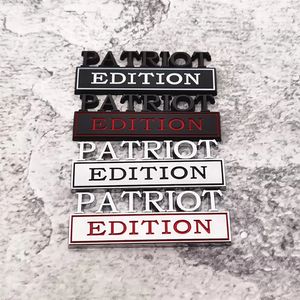 Party Decoration 1PC Patriot EditionCar Sticker f￶r Auto Truck 3D Badge Emblem Decal Auto Accessories 8x3cm