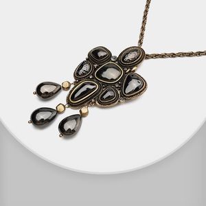 Цепочки Amorita Boutique Черный подвесной ожерелья