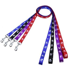 120cm Long High Quality Nylon Pet Dog Cats Leashes Lead for Daily Walking Training 4 Colors Swivel Hook Pet-Dog Leashes DHL SN6650