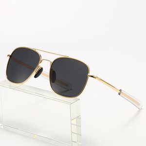 Óculos de sol JackJad Classic Men Army MILITARY Pilot Style Polarized 52mm Top Metal Quality Brand Design Óculos de Sol