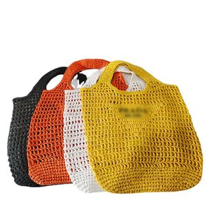 Соломенная тканая сумка, женская полая тканая сумка в сельском стиле, европейские и американские пляжные сумки