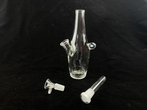 Pipe da fumo, bottiglia di sake trasparente con giunto opale da 14 mm