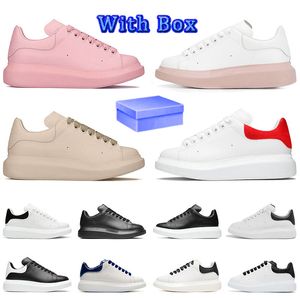 Shoes Original White Pink Leahter Flats Sneaker Designer Rubber Black Pearlscent Suede Grey Green Snakeskin Royal Navy Blue Rose Gold Sneakers 36-45