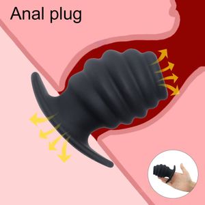 Masaż puste dildo anal wtyka silikonowa pochwowa spekuluacja anal lewatywa lewatyka