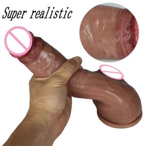 Mjuk sugskopp stor enorm realistisk dildo penis g spot vagina rem på dildos vuxna sexiga leksaker för kvinnor onanator anal erotik