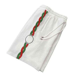 Klassische Farbband-Shorts mit frittiertem Teig und Kordelzug, tägliche Modemarkenhosen