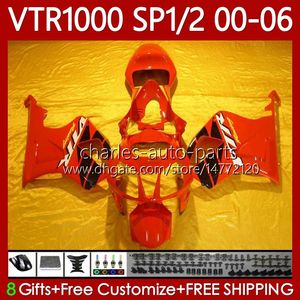 Honda VTR1000 RC51 2000 2001 2002 2003 2004 2000 2001 2002 2003 2004 RTV1000 VTR 1000 SP1 SP2 2000-2006 VTR-1000 00 01 02 03 04 05 06 Karoser Kırmızı Siyah