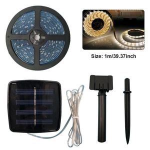 Remsor LED -band Street Lawn Patio Strip Light Garden Decor Solar Powered Easy Install Flexible Free Cut Outdoor Waterproof Smartled