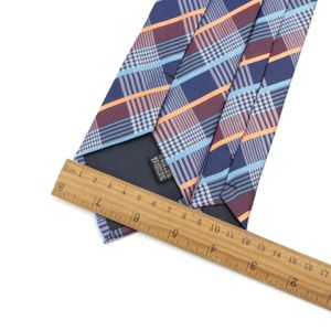 MENS PLAID TIE CLASSIC 8CM JACQUARD SOTTIE ACCESSORS DAGLIGA WEAR CRAVAT Bröllopsfestdräkt Skjorta klänningar för män