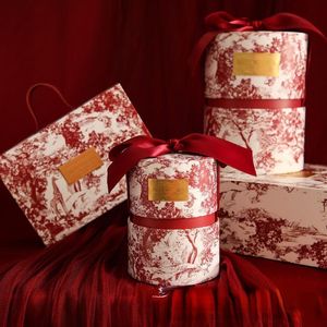 Подарочная упаковка красная элегантная упаковка коробочка персонализированная дизайнерская подружка невесты Boite Candy Cadeaux Свадебные подарки для гостей