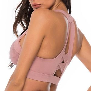 Yoga outfit Women Sport Bras Shirt Push Up Brassiere Fitness Running Vest Underwear Padded Bh Crop Sexig Brothable Sports Workout Topsyoga