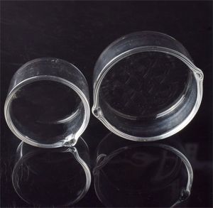 喫煙ワックスガラス灰皿皿38mm 50mm直径の蜜のコレクターの水の棘のパイプDabber Dish Oil Rigs DABツール
