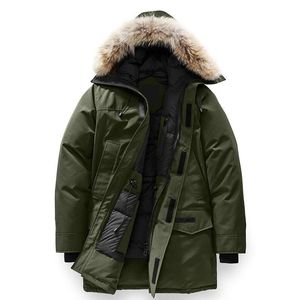 Cappotto di design di alta qualità 2022 Inverno Uomo Donna Piumino Capispalla con distintivo Spessore caldo Capispalla Cappotti di pelliccia Parka Xs-Xxl 356