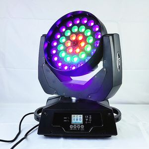 36x18W LED Zoom Beam Washing Circle Lights Control Master Mobile RGBWA UV 6in1 Beam Professional DJ/LED -stångmaskin DMX512