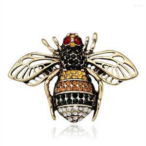 Pins Brooches Crystal Brooch For Women Fashion Butterfly Bee Jewelry Wedding Party Gift Kirk22
