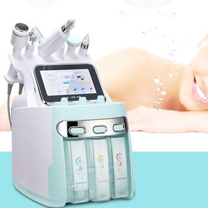 Nova chegada H2O2 Oxigênio portátil Equipamento de beleza inyector com 6 alças de tratamento para a pele da pele da face dos olhos