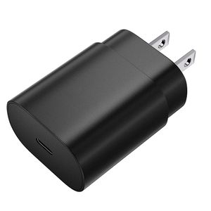 25W Type-C USB-C PD-väggladdare Super Fast Charging Adapter med typ C-kabel för Samsung Galaxy S22 S21 S20 Obs 20 Obs 10 smartphones