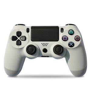 PS4 Oyunu Joystick toptan satış-PS4 Oyun Denetleyicileri Kablosuz Bluetooth Denetleyicisi Renk Titreşim Joystick PS4 Gamepad Adaptörü Gamepad Oyunu GamePadGame Tutamak Kontrolörleri Logo ile