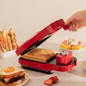 Ekmek üreticileri çok fonksiyonlu elektrikli sandviç üreticisi waffle toaster sandwichera donuts takoyaki pişirme kahvaltı makineli parçası