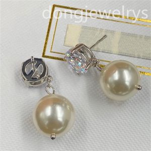 Designer Earring Women Pearl Earring Hoop Charm Stud Dongjewelrys Shiny Dangle Chandelier Fashion Earrings Ear Cuff Luxury Ladies Earings Rings