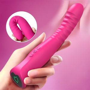 Wholesale large massager vibrator resale online - Sex toy massager Dildo Vibrators for Women Powerful G spot Vibrator Female Large Size Clitoris Stimulator y Toy Goods Adults