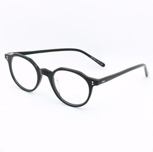 Mode solglasögon ramar ov5373 glasögon ram män kvinnor vintage rund recept märke designer glasögon optisk dator glasögonläsning