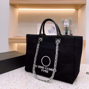 Women Handbags Designer Beach Bag Top Quality Fashion Knitting Purse Shoulder Large Tote with Chain Canvas Shopping Bag 02 M1 M1