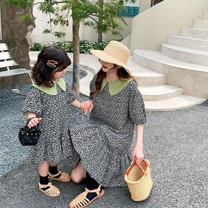 Family Matching Outfits Mama Girls Vestidos Mommy And Me Dresses Summer 2022 Mother Daughter Clothes Look Mom Mum Baby & Dress