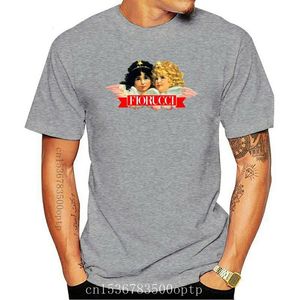 Męskie koszulki Fiorucci logo mody T-shirt czarnych Whitemen's