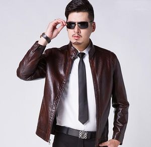 Men's Fur & Faux Autumn Winter Jackets Sheepskin Leather Clothes Motorcycle Coats Brand Business Men Clothing M-XXXL