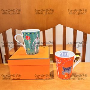 Big Durable Mugs Bone China Water Bottles Hipster Brand High Quality ECO Friendly Kitchen Dining Bar Designer Cups