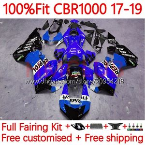 OEM Corpo + Serbatoio per HONDA CBR 1000 CBR1000 RR CC 1000CC 17-19 Carrozzeria 13No.38 CBR1000CC CBR1000RR 17 18 19 CBR 1000RR 2017 2018 2019 Stampo ad iniezione Carenatura Repsol blu