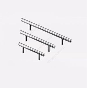 T Type Cabinet Handles Stainless Steel Cupboard Door Drawer Pulls Wardrobe Shoe Kitchen Cabinets Kitchen Accessories 1600pcs DAW473