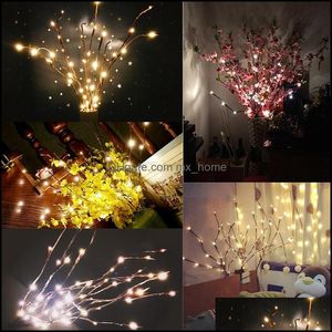 Party Decoration Event Supplies Festive Home Garden Christmas Tree Willow Branch 20 Bbs Flashi Dhk1I