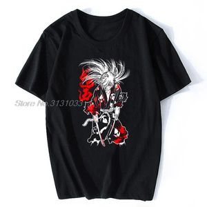 Męskie koszulki samuraj potwora czarna koszulka Dororo Homme T-shirt męskie bawełniane tshirt anime tees harajuku streetwear krótki rękaw