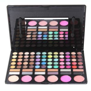 Hot Cosmetic 78 Colors Eye shadow Palette Earth Color Lady Nude Makeup Powder Palette 3 stili