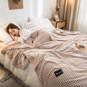 Домашнее теплое бросок одеяло для плюшевого детского одеяла одеяло одеяло Cobertor Sheet Picnic одеяла на кровать 220811