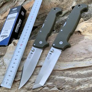 New OEM Cold Steel SR1 Tanto Folding Knife Mark S35VN Blade Nylon Fiber Handle Copper Washers Hunting Tactical Outdoor EDC Tool Camping Knifves