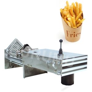 Vegetable Fruit Cutting Machine Potato Chips French Fries Shred Bar Cutter Slicer Commercial Automatic Crispy Fry Maker