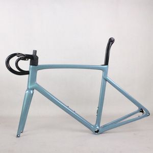 Chameleon Paint YS3060 Carbon Fiber T1000 Gravel Frame TT-X33 Stem+Handlebar BSA Bottom Bracket