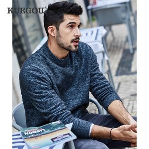 Kuegou Marke Männer Rundkragen Strickpullover Pullover Winter Han-Ausgabe der Trend-Top-Größe BZ-12769 201224