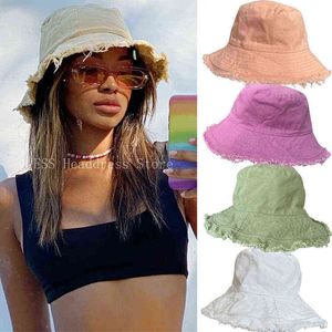 Foldable Bucket Hat Sun Visor UV Protection UPF 50+ Sun Hat Bucket Summer Men Women Large Wide Brim Panama Beach Cap Female 2022 Y220406