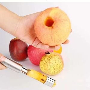 Pear Seed Remover Cutter Kitchen Gadgets rostfritt stål Hem Vegetabiliska verktyg äpplen Röddatum Corers Twist Fruit Core Ta bort grop